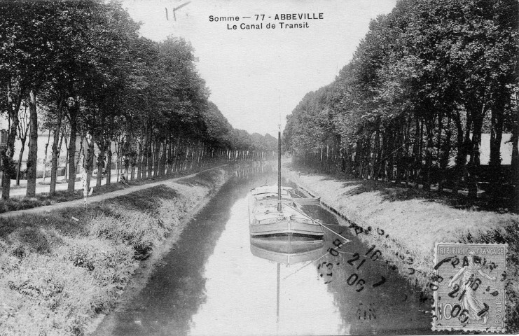 Abbeville. Le Canal de Transit