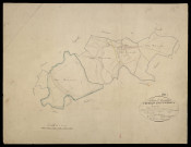 Plan du cadastre napoléonien - Beaumetz : tableau d'assemblage