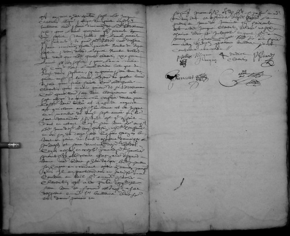 Etude de Me Nicolas Caron à Amiens (étude n°27). Minutes de l'année 1660