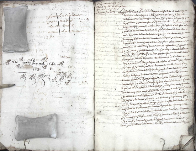 Etude de Me François Machart à Amiens (étude n°13). Minutes de l'année 1663