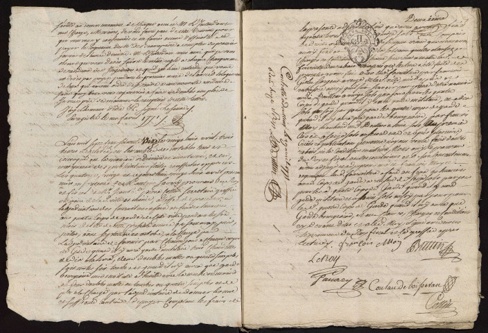 Doullens. Délibérations de l'échevinage