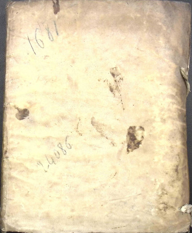 Etude de Me Pierre Lagrene à Amiens (étude n°4). Minutes de l'année 1681