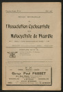Revue mensuelle de l'association cyclecariste et motocycliste de Picardie - 1ère année, numéro 10