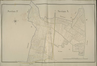 Plan du cadastre napoléonien - Saint-Sauflieu : A et F