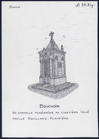 Bouchoir : chapelle funéraire au cimetière - (Reproduction interdite sans autorisation - © Claude Piette)