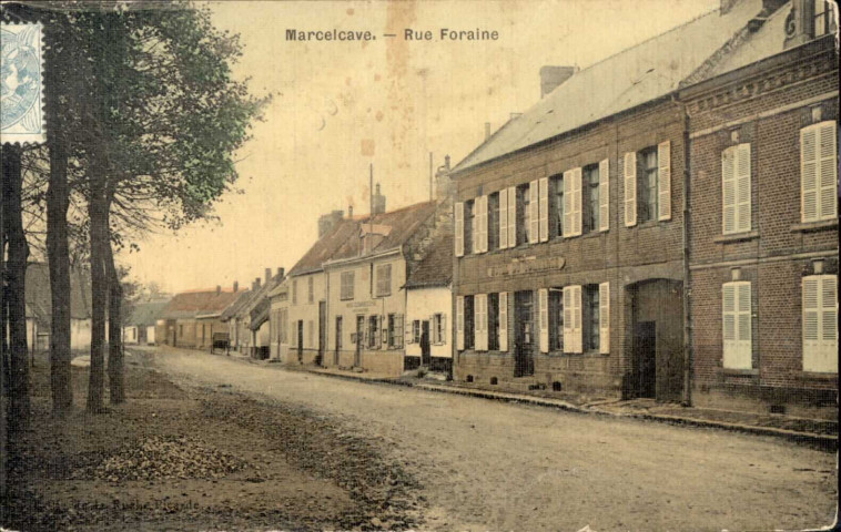 Marcelcave. Rue Foraine