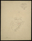Plan du cadastre napoléonien - Bernaville (Vacquerie) : tableau d'assemblage