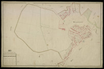 Plan du cadastre napoléonien - Davenescourt : Chef-lieu (Le) ; Aulnaies (Les), E1