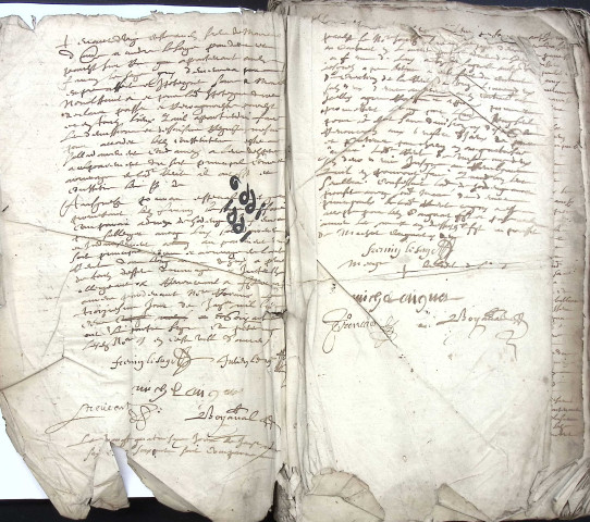 Etude de Me Nicolas Boyenval à Amiens (étude n°5). Minutes des années 1660-1661