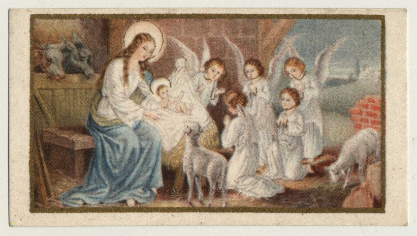 Les anges à la crèche