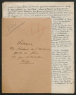 Témoignage de Fisener (Lieutenant de marine) et correspondance avec Jacques Péricard