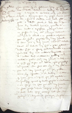 Etude de Me Antoine Limeu à Amiens (étude n°6). Minutes de l'année 1657