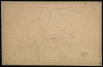 Plan du cadastre napoléonien - Equancourt (Equaucourt) : Chef-lieu (Le), B1