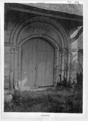 Portail de l'église, 1922