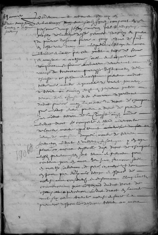 Etude de Me Martin Caron à Amiens (étude n°4). Minutes de l'année 1638