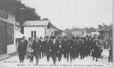 Amiens - Le "Foyer Retrouvé" - Exposition de l'Habitation - M. Poincaré inaugure l'exposition