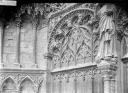 Bourges. Cathédrale, grand portail (un tympan)