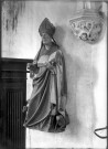 Eglise de Frohen-le-Petit : statue de saint Fursy