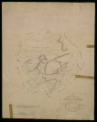 Plan du cadastre napoléonien - Grivesnes (Ainval-Septoutre) : tableau d'assemblage
