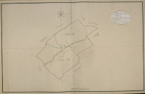 Plan du cadastre napoléonien - Atlas cantonal - Bayencourt : tableau d'assemblage