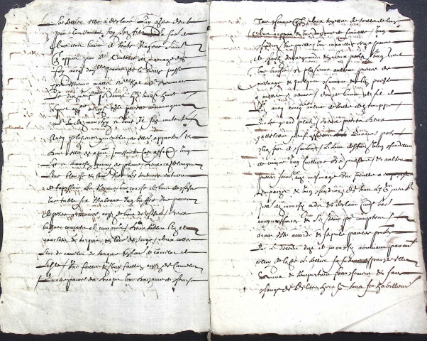 Etude de Me Jean Duval à Amiens (étude n°8). Minutes de l'année 1635