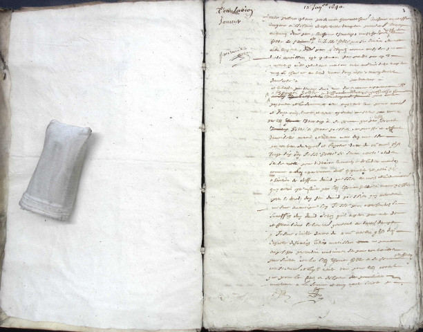 Etude de Me Antoine Ricard à Amiens (étude n°25). Minutes de l'année 1640