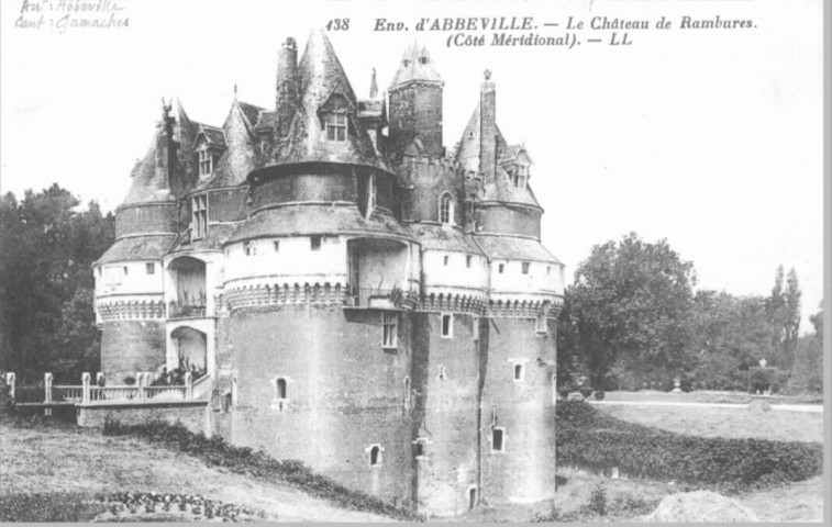 Le château de Rambures - (Côté méridional)
