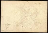 Plan du cadastre napoléonien - Auchonvillers : Village (Le), développement de la section C