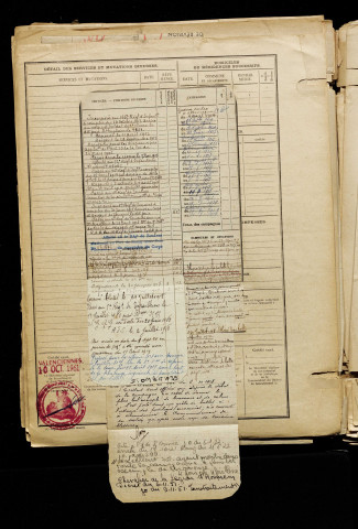 Lognon, Maurice Léon Charles, né le 12 septembre 1890 à Amiens (Somme), classe 1910, matricule n° 614, Bureau de recrutement d'Amiens