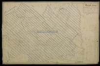 Plan du cadastre napoléonien - Moislains : Chemin de Mancourt (Le) ; Vallée du Bois Brulé (La), H