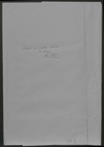 Classe de l'an XII. - Tableau des conscrits de la classe de l'an XII désignés pour l'armée active, arrondissement de Montdidier. Tableau général des conscrits de l'an XII, nés entre le 23 septembre 1782 et le 23 septembre 1783, arrondissement de Péronne, avec liste alphabétique. - Tableau général des conscrits de l'an XII, désignés pour les armées active et de réserve, et pour les suppléments d'activité de réserve, arrondissement de Doullens. - Tableau général des conscrits de l'an XII, arrondissement de Doullens (lacunaire). de l'année 1803-1804