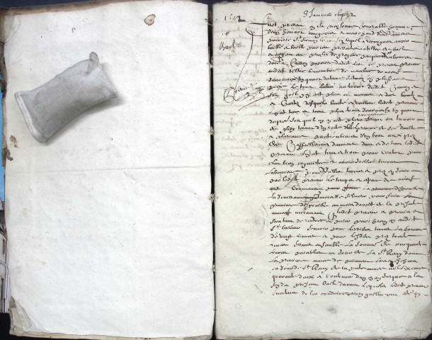 Etude de Me Antoine Ricard à Amiens (étude n°25). Minutes de juin 1642