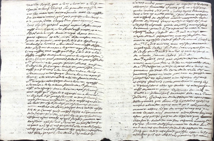 Etude de Me Charles Machart à Amiens (étude n°16). Minutes de l'année 1725
