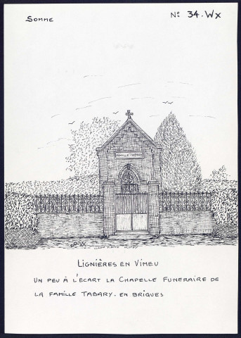 Lignières-en-Vimeu : chapelle funéraire - (Reproduction interdite sans autorisation - © Claude Piette)