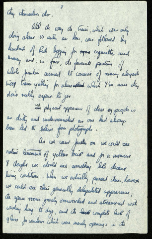 Lt R. Goldwater RA, Draft RAAQN India Command, 1er Oct. 45 : lettre de Raymond Goldwater à sa fiancée