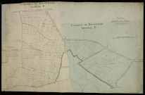 Plan du cadastre napoléonien - Bayonvillers : E, F