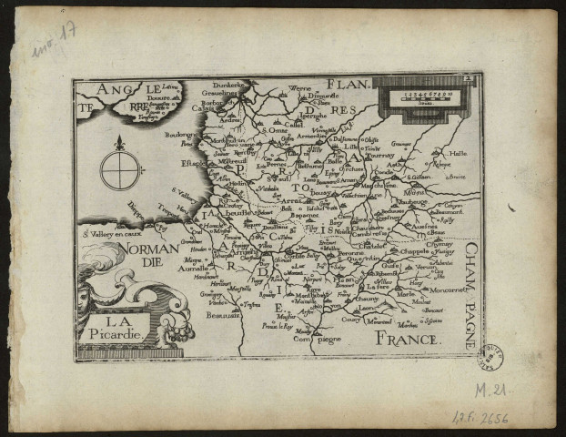 Carte la Picardie