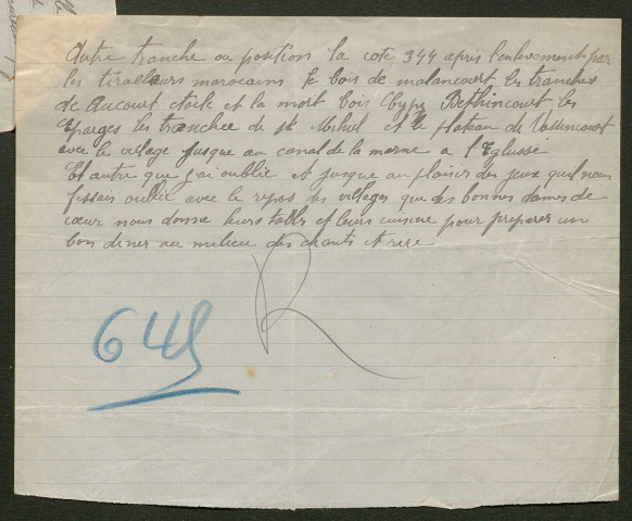 Témoignage de Ginglarn et correspondance avec Jacques Péricard