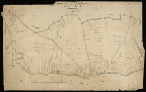 Plan du cadastre napoléonien - Chuignes : A et B