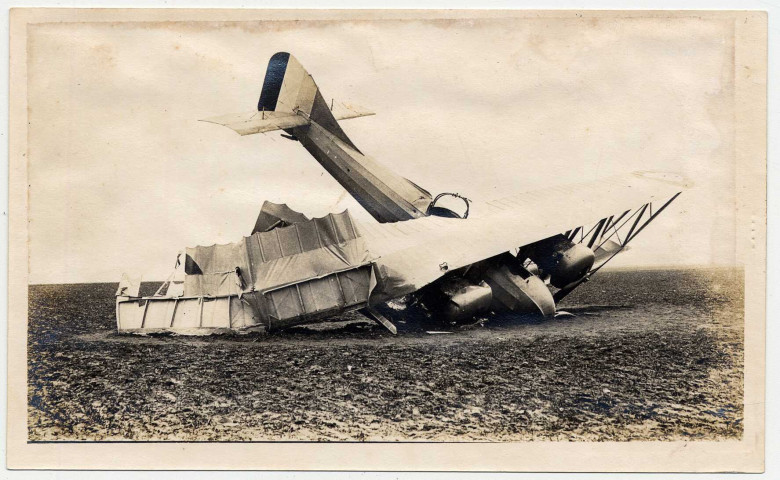 Avion Caudron d'observation G.6 abattu dans la Somme