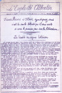 Couverture de "L'Exploité Albertin", organe du parti communiste français (S.F.I.C.) de la Région d'Albert, n° 1