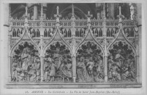 La cathédrale - La vie de Saint Jean-Baptiste (Bas-relief)