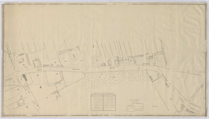 Flers-sur-Noye. Commissariat Technique à la Reconstruction Immobilière. Îlots. Feuille 2