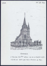 Gannes (Oise) : église du XVIe vue de la façade ouest - (Reproduction interdite sans autorisation - © Claude Piette)