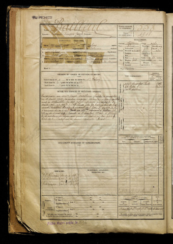 Bailleul, Etienne François Joseph, né le 19 mars 1899 à Saint-Valery-sur-Somme (Somme), classe 1919, matricule n° 558, Bureau de recrutement d'Abbeville