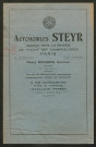 Publicités automobiles : Steyr