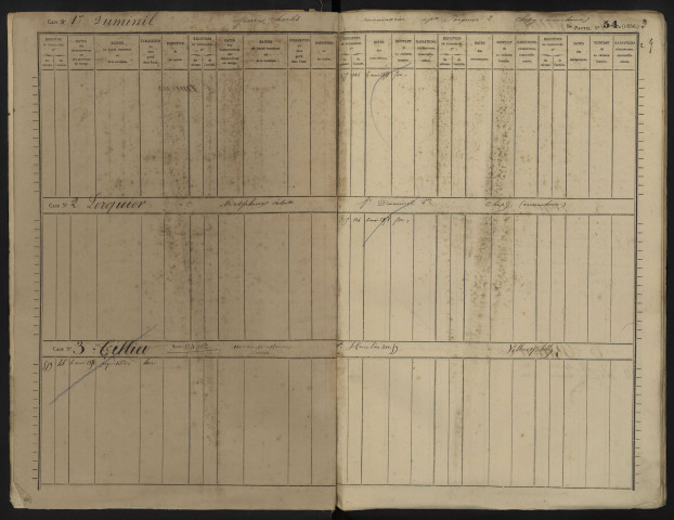 Répertoire des formalités hypothécaires, du 6/05/1858 au 3/07/1858, registre n° 218 (Abbeville)