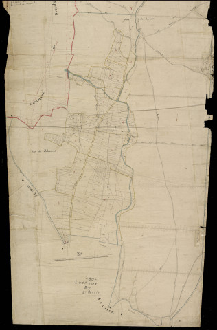 Plan du cadastre napoléonien - Lucheux : B