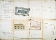 Plan des prisons royales et des casernes de la maréchaussée à construire en la ville de Roye