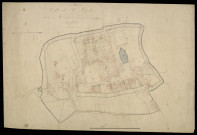 Plan du cadastre napoléonien - Saint-Riquier (Saint Riquier) : Ville (La) ; Moulin Canique(Le), H1 (partie de H2 développée)